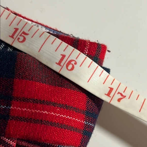 EUC Vineyard Vines Red Plaid Pants / matching belt Sz 8 - Picture 10 of 12